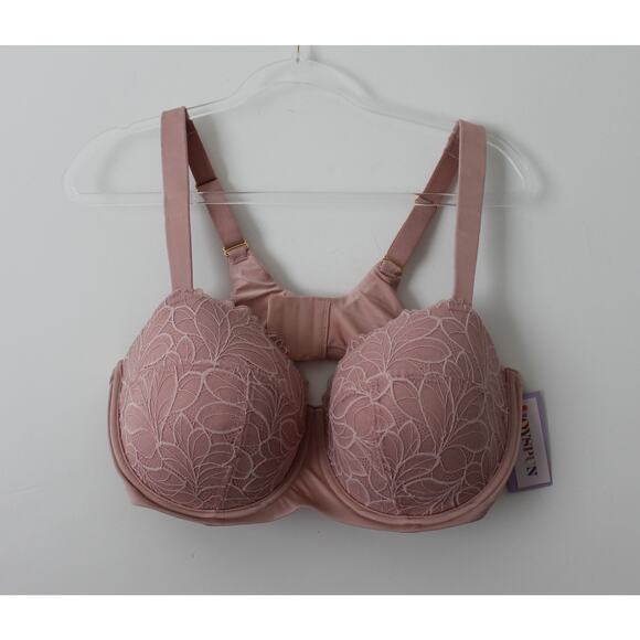 Joyspun Women's Underwire Balconette Bra Pink Size 44D NWT - Picture 1 of 6